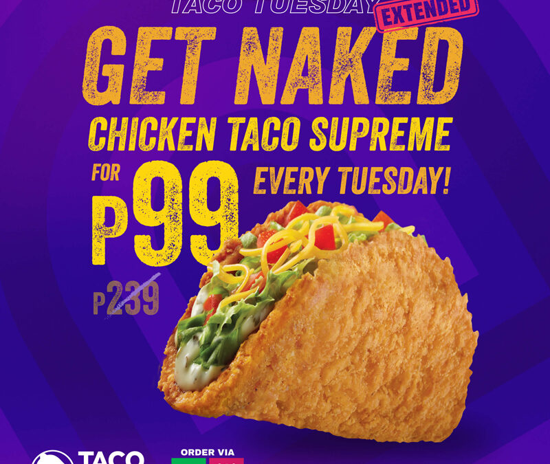 Mondays are so ‘meh’ but you can make up for it with this Taco Tuesday offer from Taco Bell!