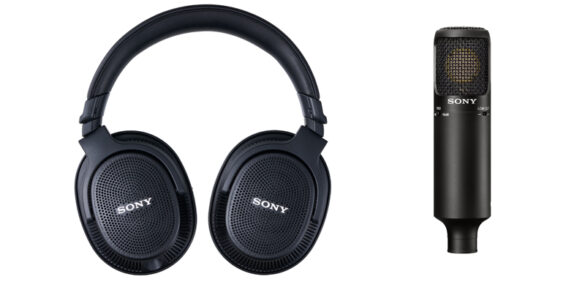 Sony Electronics Launches Immersive Open Back Monitor Headphones for Spatial Sound Creation and Condenser Microphone for Studio Recording