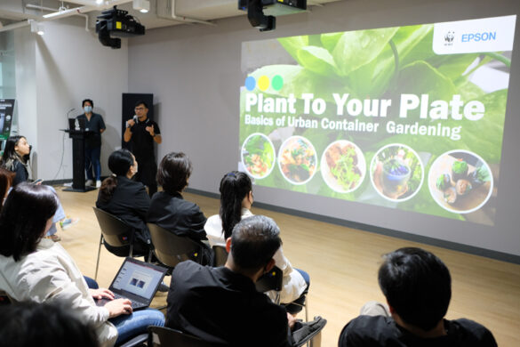 Epson and WWF-Philippines utilize urban gardening to help address the food crisis and waste management