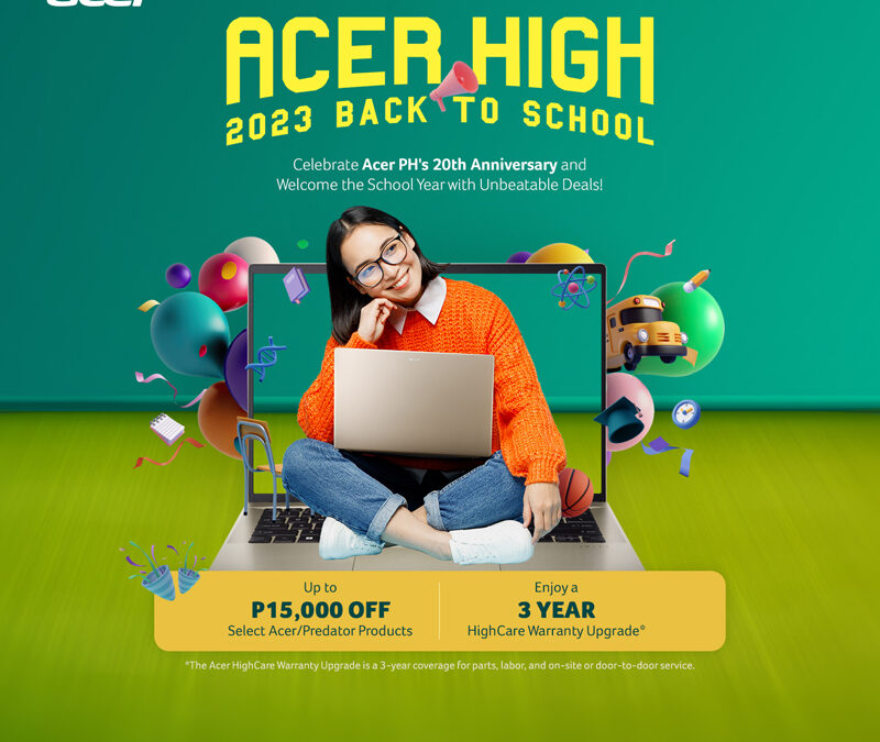 Gear up for school with Acer’s Back-to-School promo