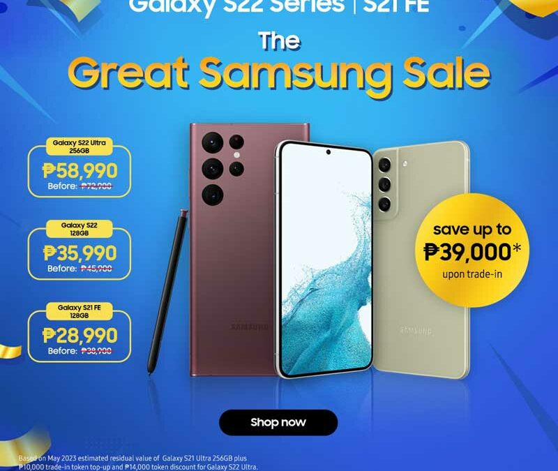 Treat yourself to a new Samsung Galaxy Device at the Great Samsung Sale