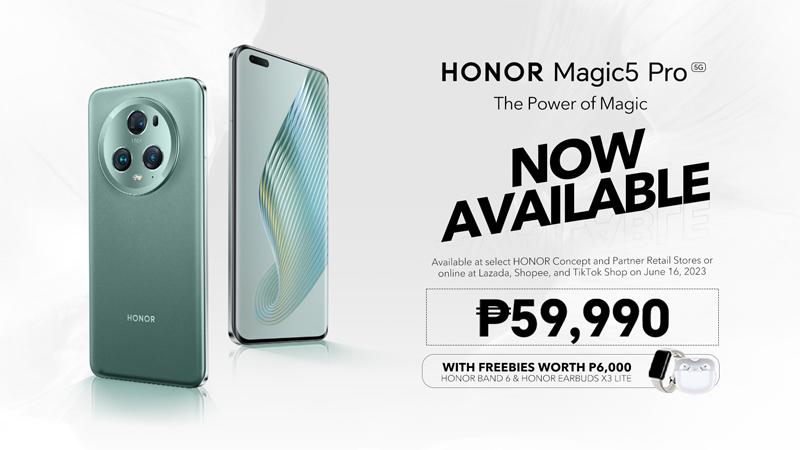 Experience Magic with HONOR Magic5 Pro, available nationwide on June 16!