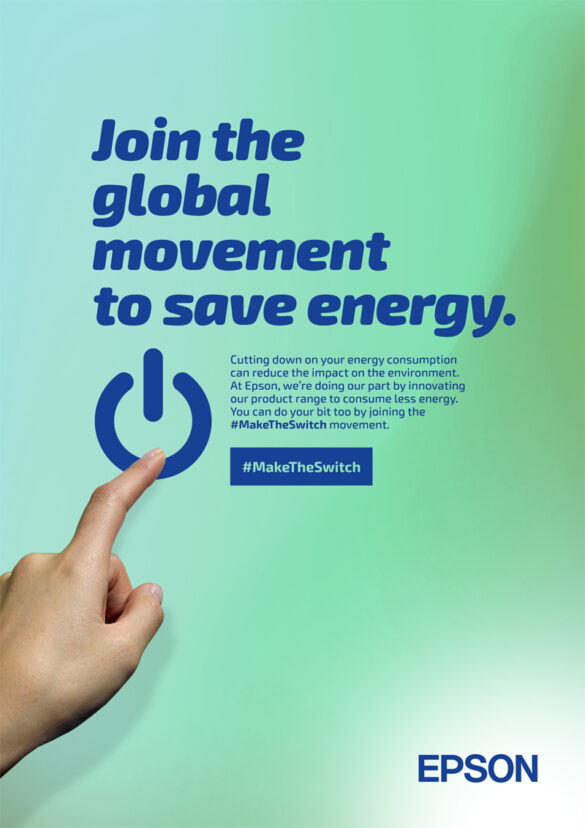 Epson launches global #MakeTheSwitch Campaign to encourage energy saving
