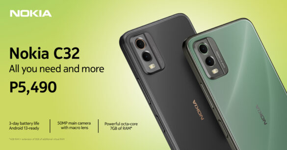 “All you need and more” Nokia C32 with 50-megapixel camera, IP52-certified, and *7 GB of RAM launches in the Philippines for only PHP 5,490
