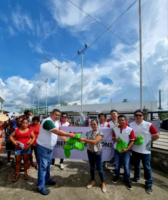 PLDT, Smart widen reach for Mayon relief in Albay