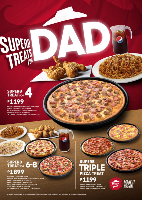 These Father’s Day offers from Pizza Hut are made only for the chaddest person in your life (your dad)