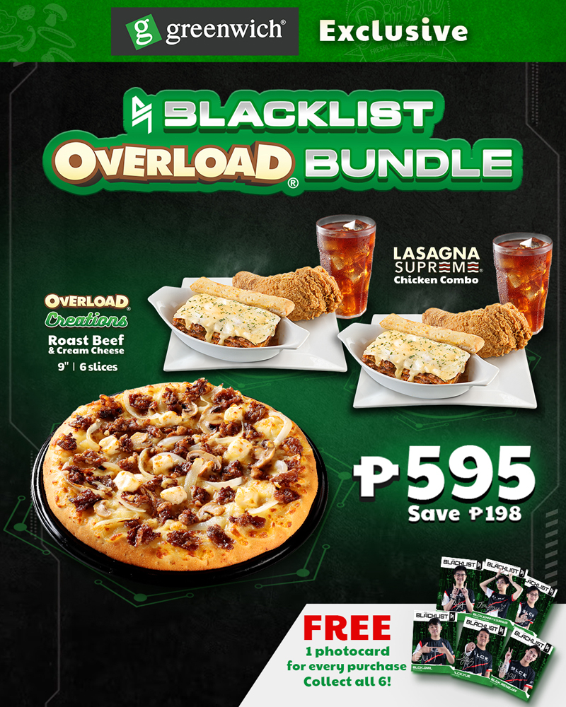 Calling All Pizza Lovers & Mobile Legends Gamers: Greenwich Launches Blacklist Overload Bundle