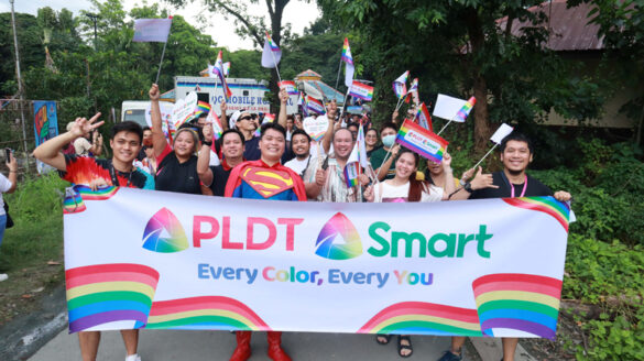 For the first time, PLDT and Smart sent delegates to the Quezon City Pride March in support of the LGBTQIA+ Pride Month