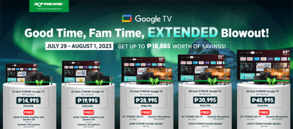 Grab the Chance on the Extended Blowout Sale of XTREME GO SERIES TV!