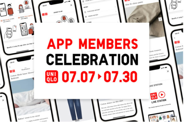 UNIQLO.com Reveals Improved Online Shopping Services, Launches App Members Celebration