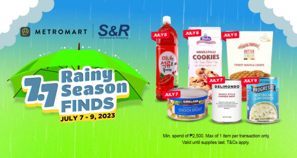 It’s raining discounts and promos in MetroMart’s 7.7 Sale ₱7.70 items, Freebies, B1G1, FREE Delivery, and up to 70% off!