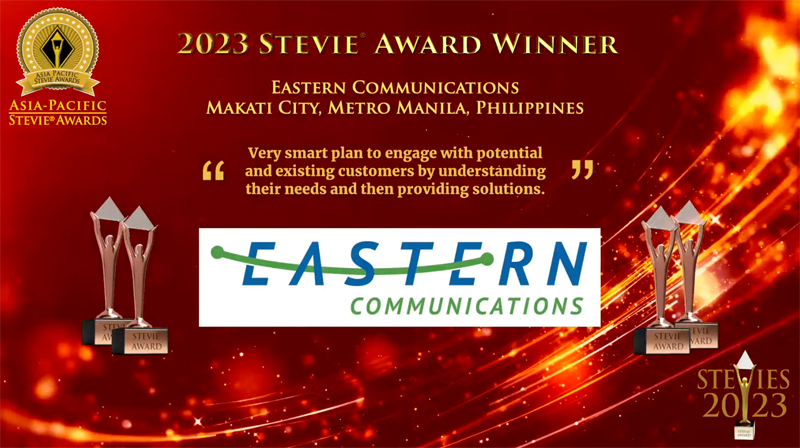 Eastern Communications’ customer-centric campaigns win four recognitions at the 2023 Asia-Pacific Stevie Awards
