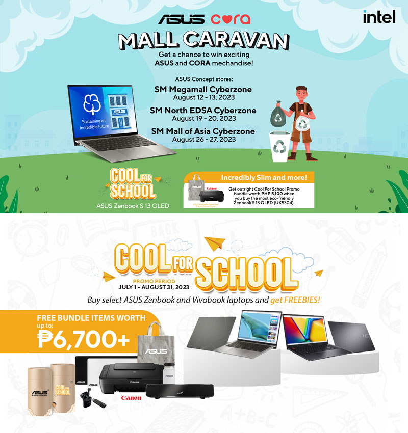 ASUS x CORA announce Eco-Ikot and Cool for School Mall Caravan