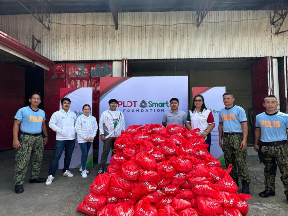 Egay-hit Ilocos Norte receive initial relief and comms aid from PLDT, Smart