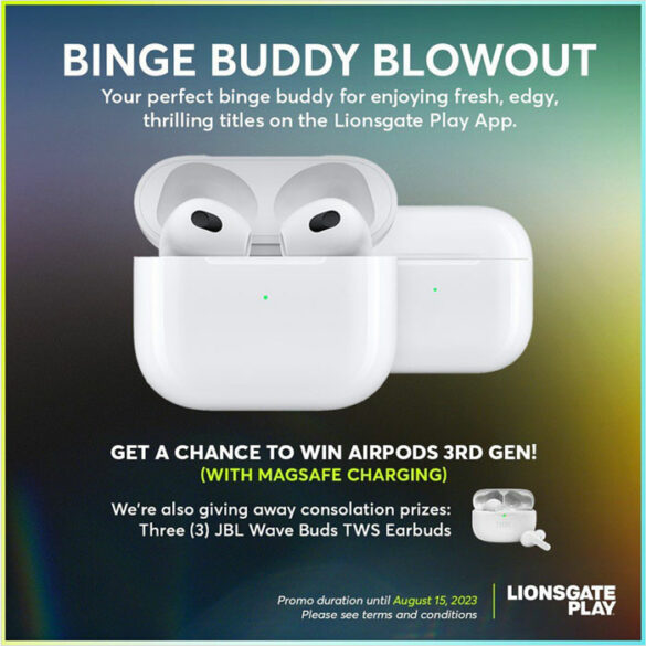Join the Binge Buddy Blowout: Don’t Miss Out on Lionsgate Play Philippines' Anniversary Promo!