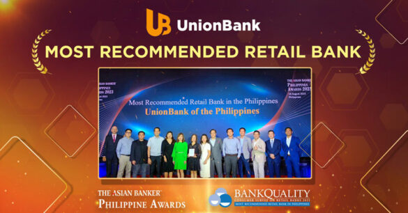 UnionBank voted Most Recommended Retail Bank anew