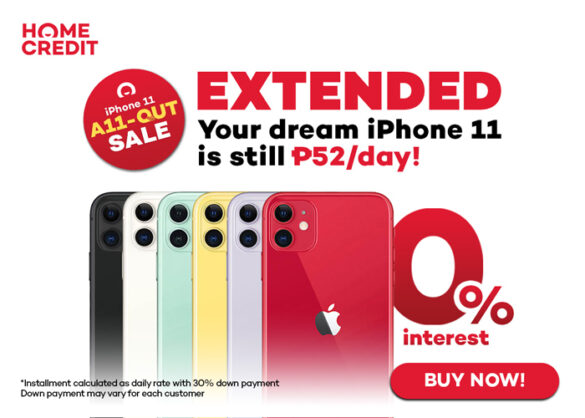 iPhone 11, Now Within Your Reach with Home Credit’s 0% Interest Promo