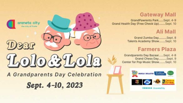 Celebrate Grandparents' Day in style at Araneta City