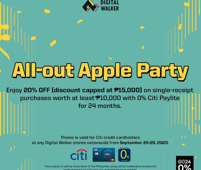 Digital Walker Continues Anniversary Celebration With Citibank