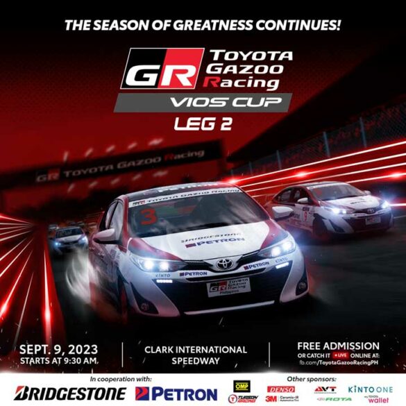 Experience thrilling race track action at the 2023 TOYOTA GAZOO Racing Vios Cup Leg 2