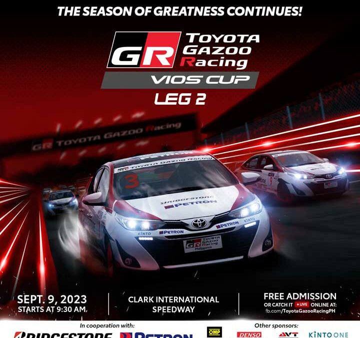 Experience thrilling race track action at the 2023 TOYOTA GAZOO Racing Vios Cup Leg 2