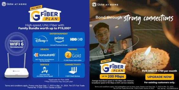 Globe At Home customers get first dibs to the all-new GFiber plan