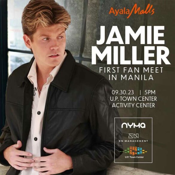 Jamie Miller Will Be In the Philippines for His 1st Solo Fan Meet in Manila