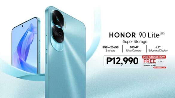 HONOR 90 Lite 5G with Super Storage, 100MP Ultra Camera is now available for Pre-order at Php 12,990 Only!