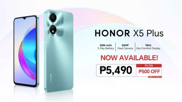 HONOR X5 Plus debuts with an introductory price of Php 5,490!
