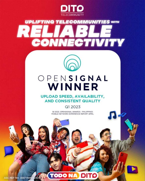 Uplifting Telecommunities with Reliable Connectivity: DITO bags Opensignal Awards