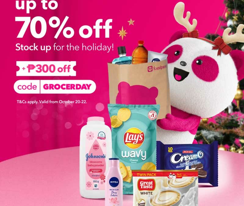 Get Your Wallets Ready: Up to 70% OFF on foodpanda’s October Groceries Day!
