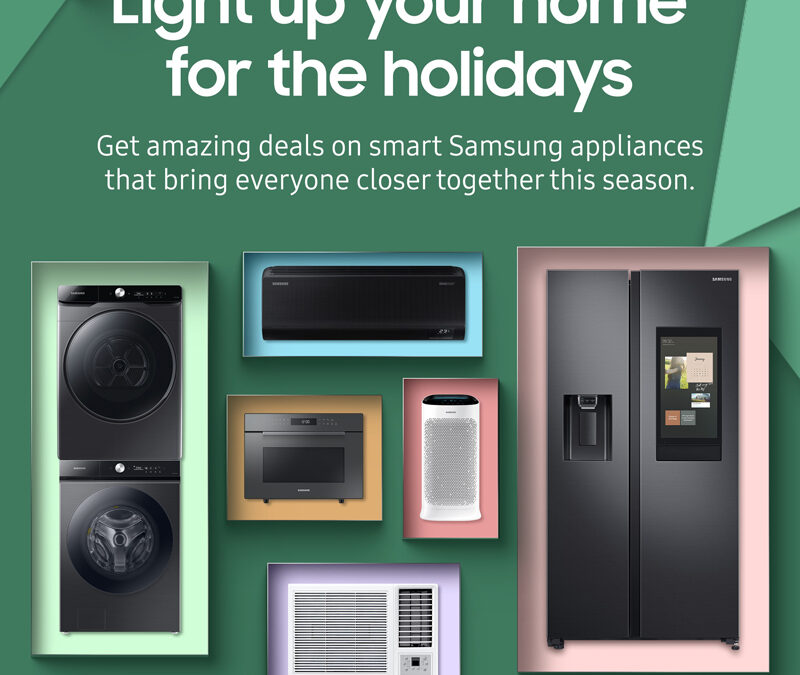 Make Home the Place to be this Holiday Season with Samsung