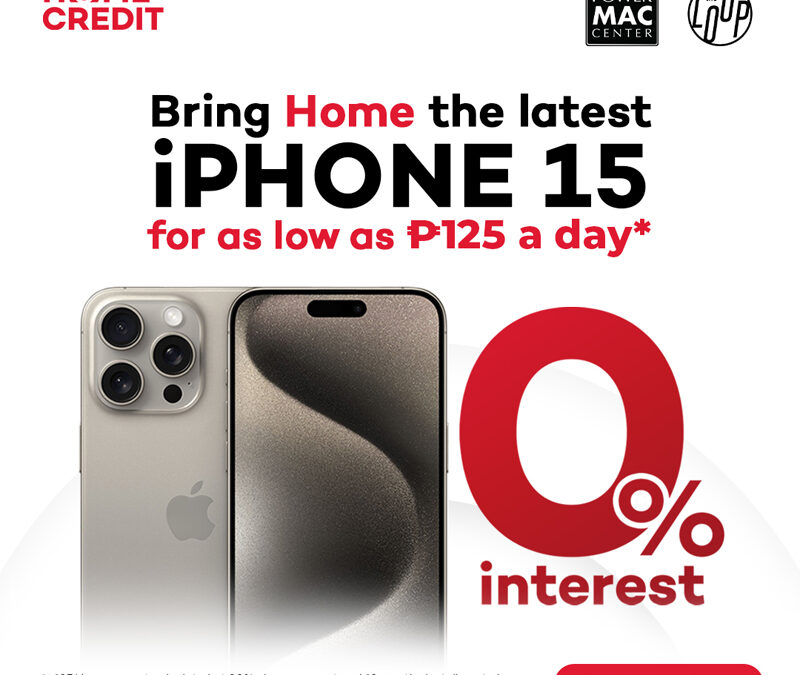 Jingle all the way to savings, cop the latest iPhone 15 with Home Credit’s 0% deal
