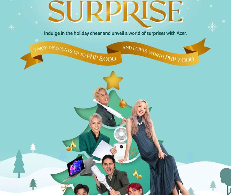 Acer’s Yuletide Surprise Promo offers gifts, discounts, and so much more!