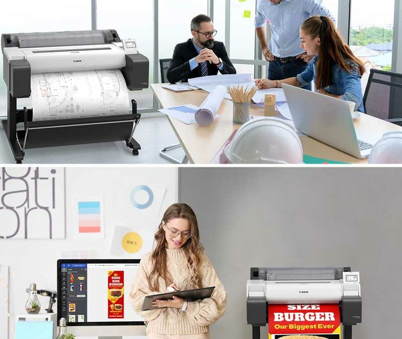 Canon Launches New imagePROGRAF Multi-Use Large Format Printers for CAD Drawings and Posters