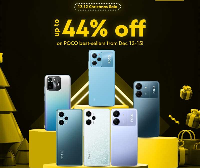 POCO’s 12.12 discounts are up to 44% off on latest smartphone models