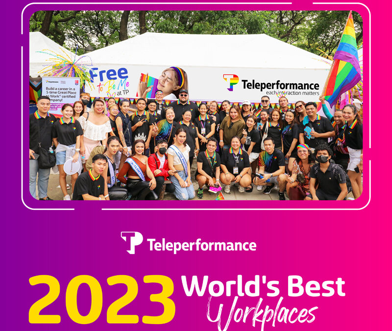 Relentless for Great Experiences, Teleperformance is Top 5 World’s Best Workplaces for 2023