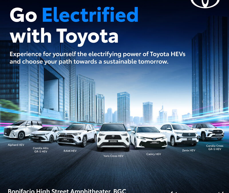 Test drive Toyota electrified vehicles this weekend at BGC