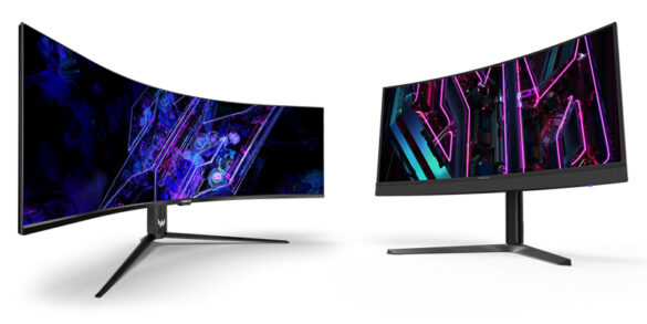 Acer Debuts Curved OLED and MiniLED Monitors for Avid Gamers