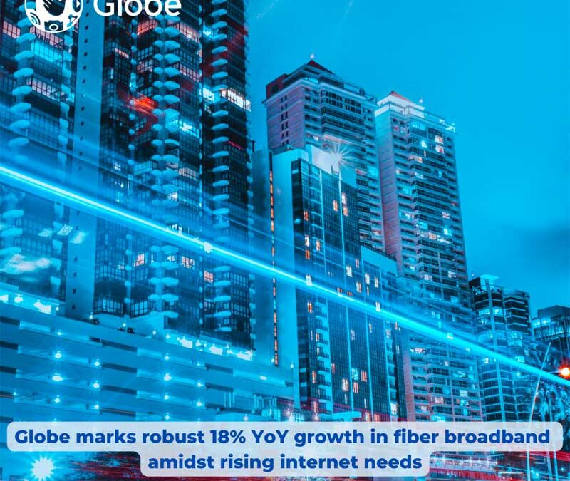 Globe marks robust 18% YoY growth in fiber broadband amidst rising internet needs