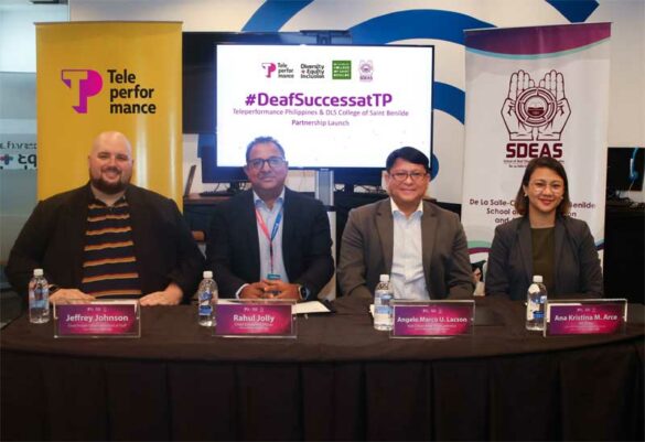 Teleperformance and De La Salle-CSB partners for deaf inclusion in the workplace