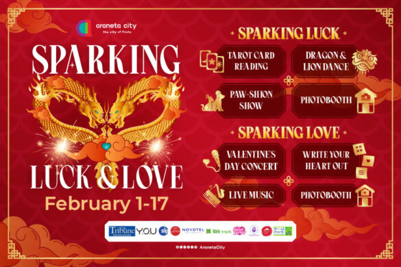 Ignite Sparks for Love and Luck at Araneta City this February