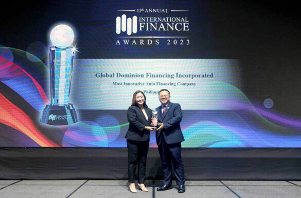 Two in a Row! Global Dominion Wins ‘Most Innovative Auto Financing Company’ at the International Finance Award 2023