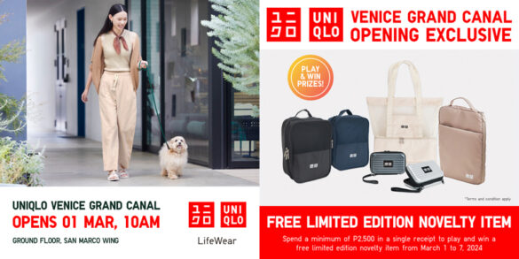 UNIQLO Philippines arrives at Venice Grand Canal Mall, opens new store with week-long promos