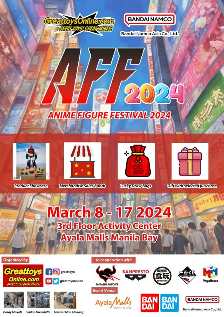 Great Deals and Showcase at the Anime Figure Festival 2024 by GreattoysOnline.com