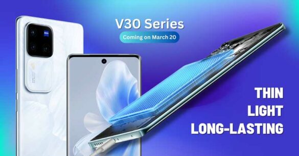 vivo V30 Series Thinnest 3D curved AMOLED screen with 5000mAh battery
