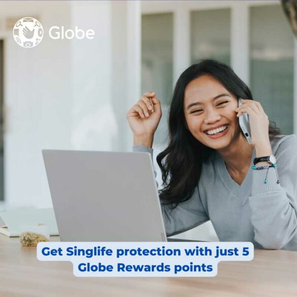 Get Singlife protection with just 5 Globe Rewards points