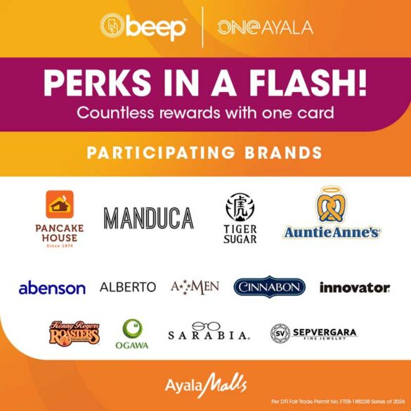 Unlock Exclusive Shopping and Dining Perks with your beep card at One Ayala Mall